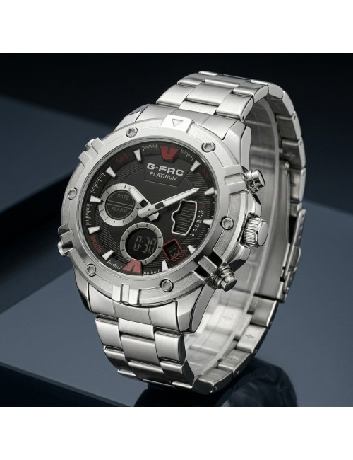 Reloj G-force Al185 Digital Doble Hora + Estuche Premium
