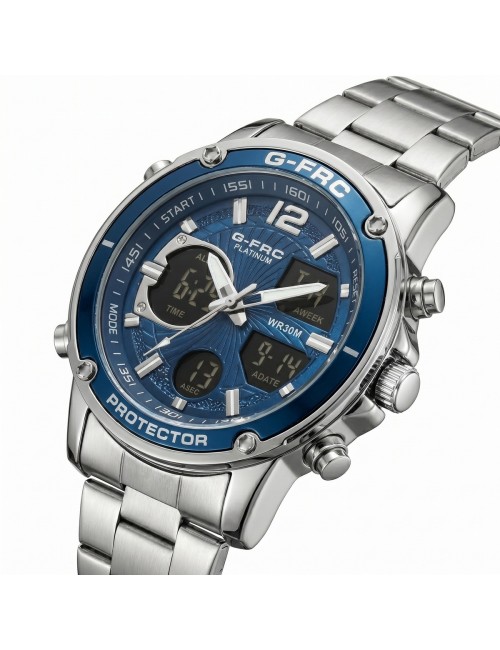Reloj G-force Al182 Casual Acero Hombre + Estuche Premium
