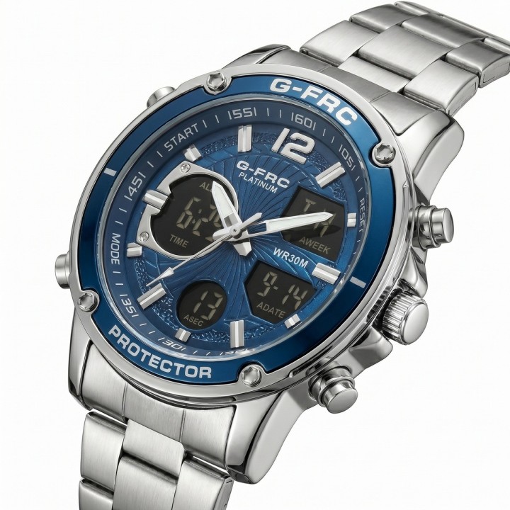 Reloj G-force Al182 Casual Acero Hombre + Estuche Premium
