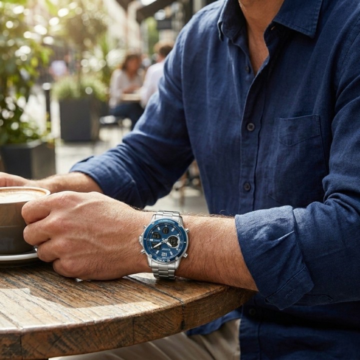 Reloj G-force Al182 Casual Acero Hombre + Estuche Premium