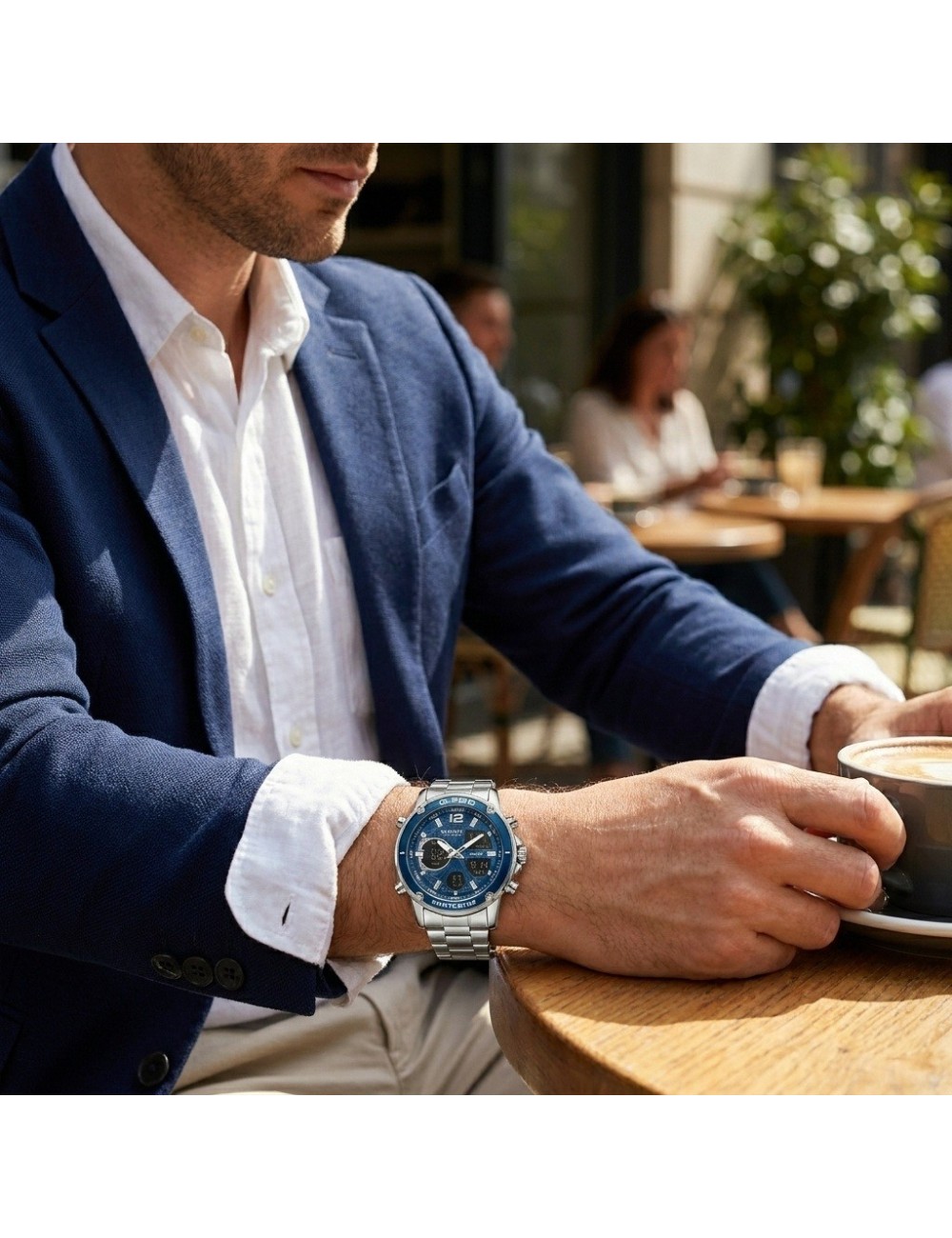 Reloj G-force Al182 Casual Acero Hombre + Estuche Premium