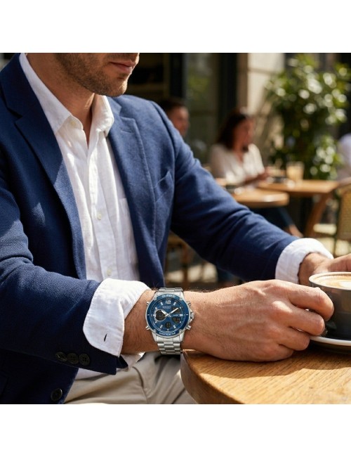 Reloj G-force Al182 Casual Acero Hombre + Estuche Premium