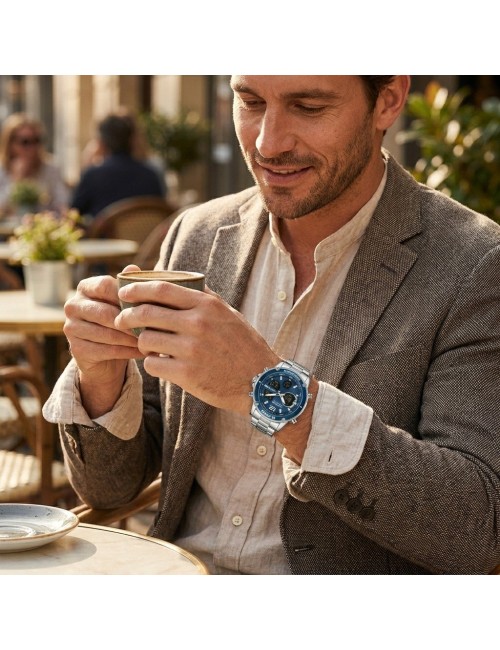 Reloj G-force Al182 Casual Acero Hombre + Estuche Premium