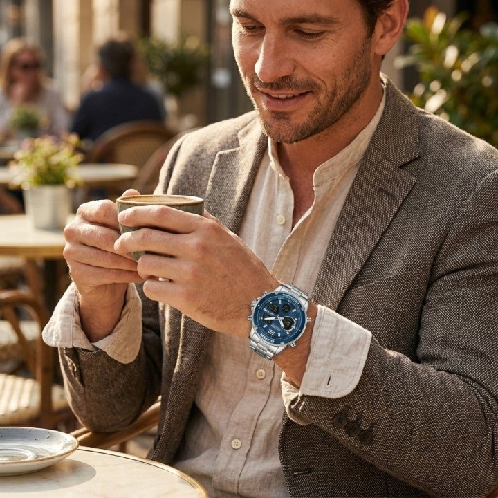 Reloj G-force Al182 Casual Acero Hombre + Estuche Premium