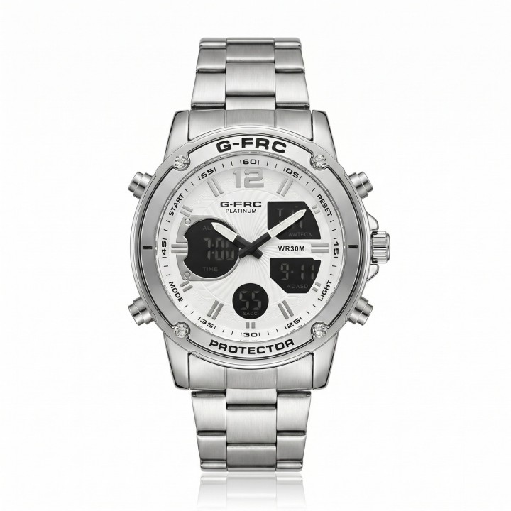 Reloj G-force Al182 Casual Acero Hombre + Estuche Premium