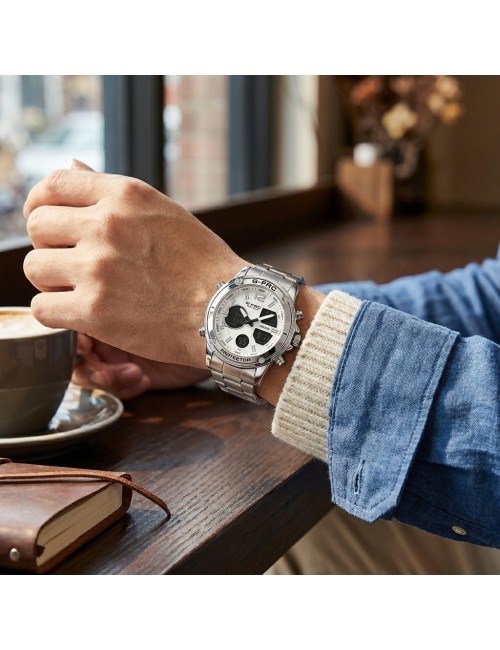 Reloj G-force Al182 Casual Acero Hombre + Estuche Premium