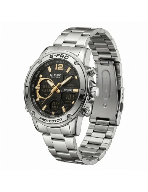 Reloj G-force Al182 Casual Acero Hombre + Estuche Premium