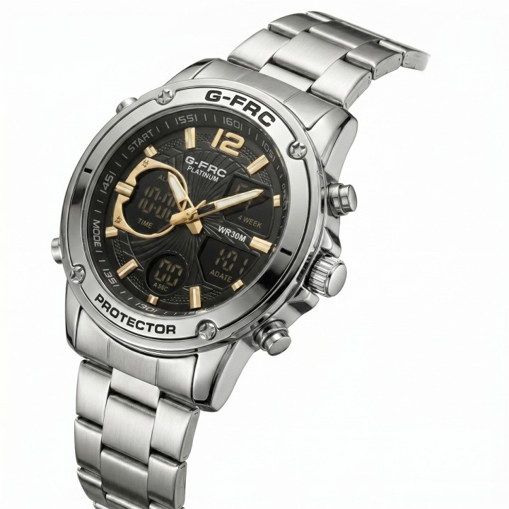 Reloj G-force Al182 Casual Acero Hombre + Estuche Premium