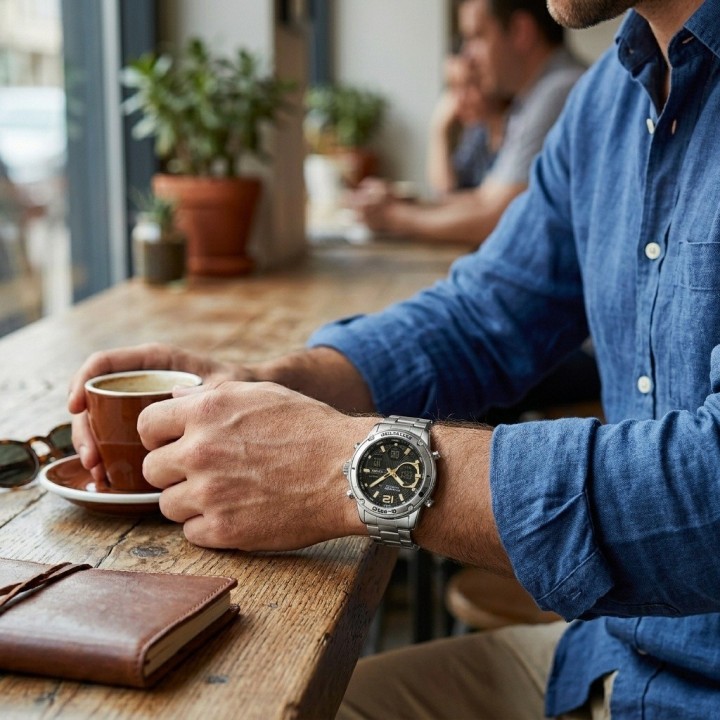 Reloj G-force Al182 Casual Acero Hombre + Estuche Premium