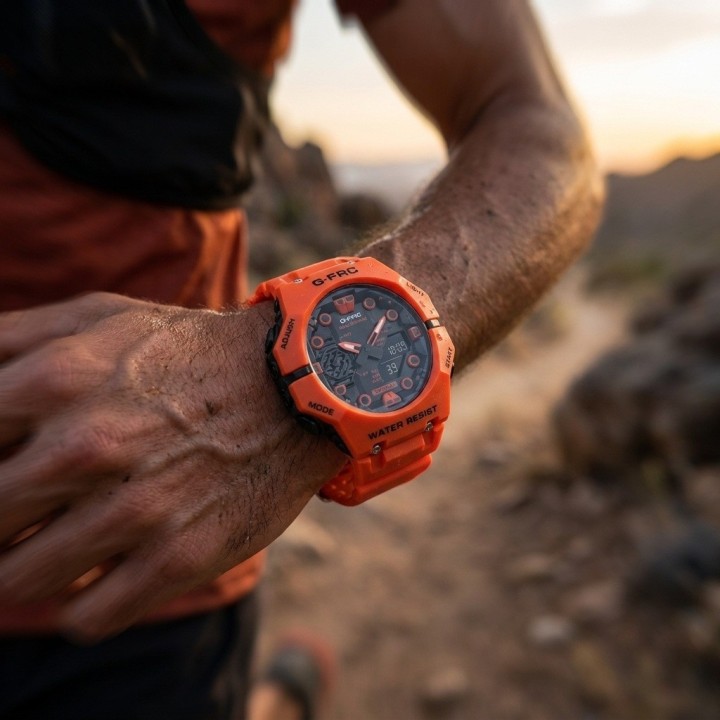 Reloj G-force Ak24159 Digital Deportivo + Estuche Premium