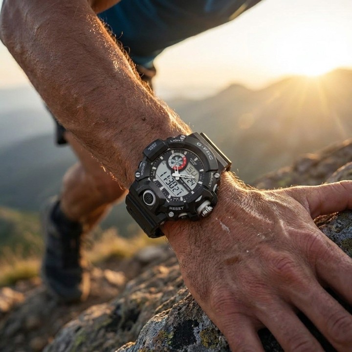 Reloj G-force Ak14101 Digital Deportivo + Estuche Premium
