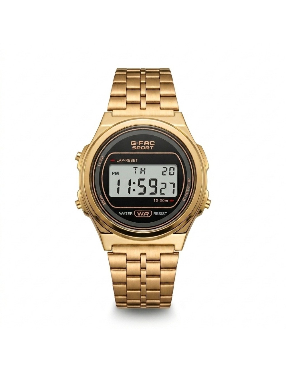 Reloj G-force A24160 Digital Acero Mujer + Estuche Premium