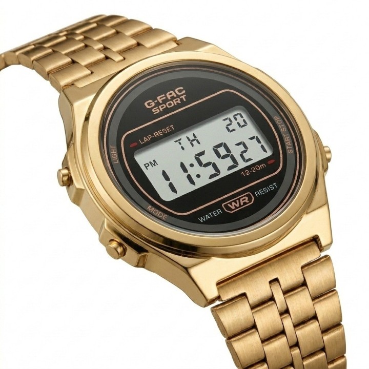 Reloj G-force A24160 Digital Acero Mujer + Estuche Premium