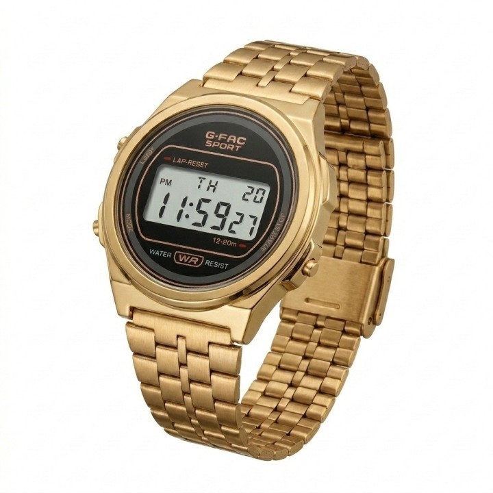 Reloj G-force A24160 Digital Acero Mujer + Estuche Premium