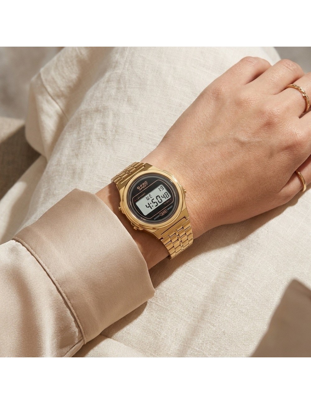 Reloj G-force A24160 Digital Acero Mujer + Estuche Premium