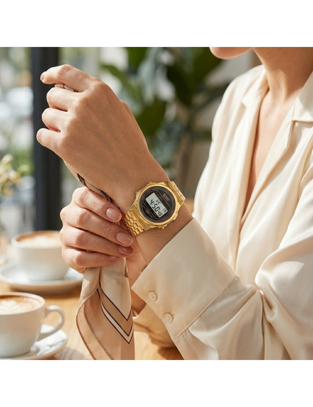 Reloj G-force A24160 Digital Acero Mujer + Estuche Premium