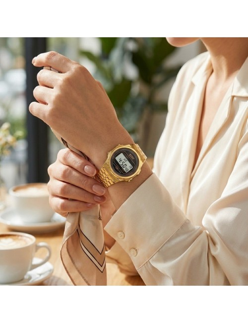 Reloj G-force A24160 Digital Acero Mujer + Estuche Premium