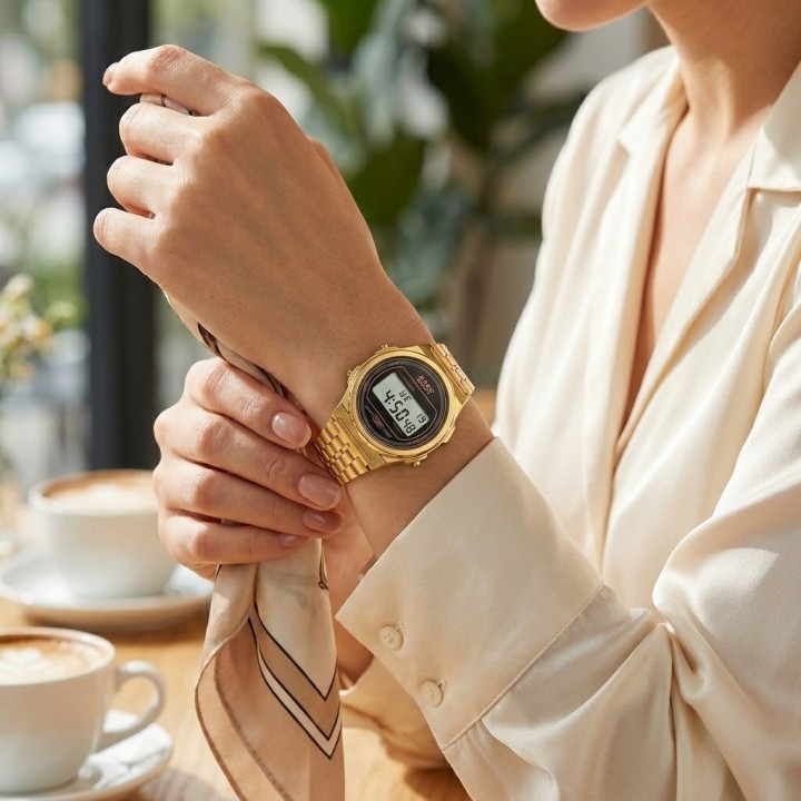 Reloj G-force A24160 Digital Acero Mujer + Estuche Premium