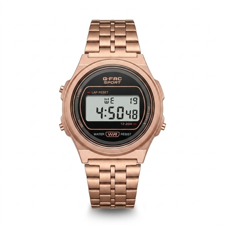 Reloj G-force A24160 Digital Acero Mujer + Estuche Premium