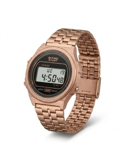 Reloj G-force A24160 Digital Acero Mujer + Estuche Premium