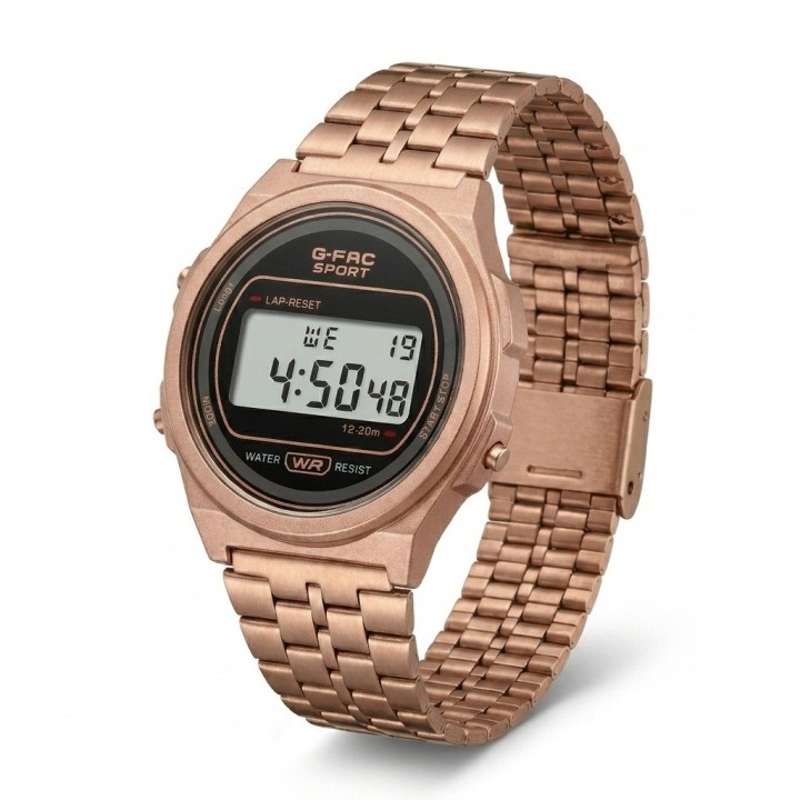 Reloj G-force A24160 Digital Acero Mujer + Estuche Premium