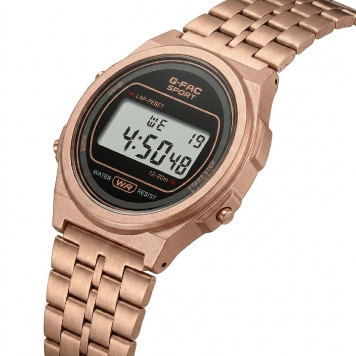 Reloj G-force A24160 Digital Acero Mujer + Estuche Premium
