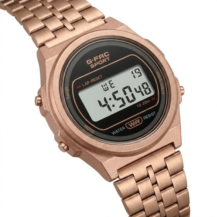 Reloj G-force A24160 Digital Acero Mujer + Estuche Premium