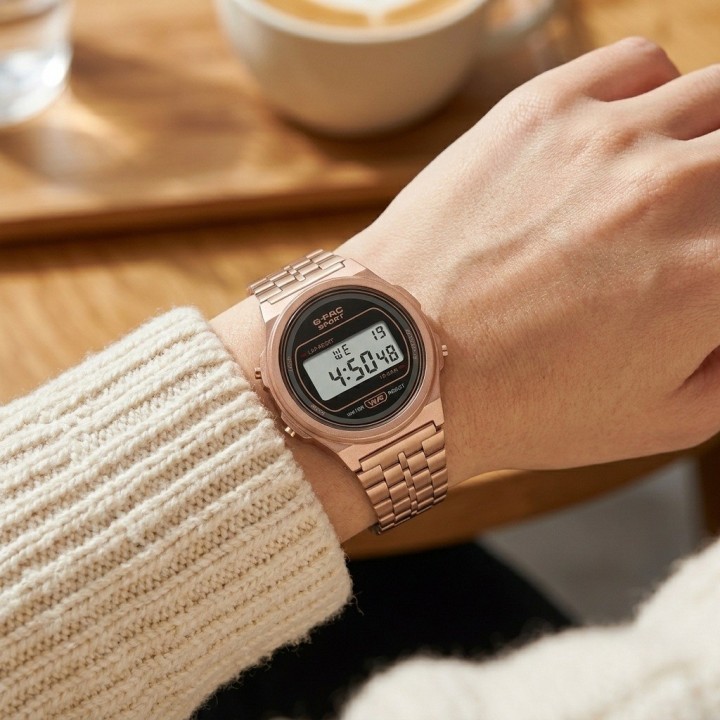 Reloj G-force A24160 Digital Acero Mujer + Estuche Premium