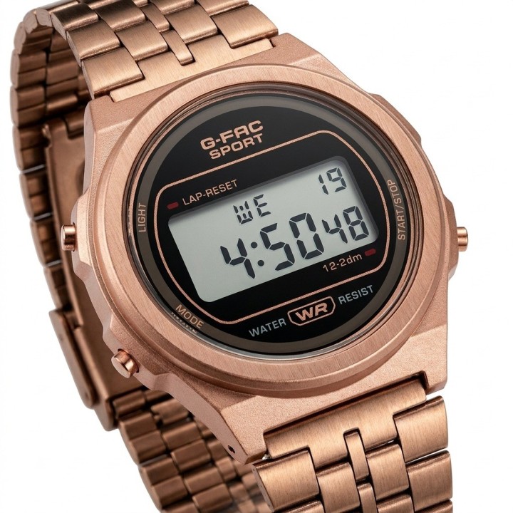 Reloj G-force A24160 Digital Acero Mujer + Estuche Premium