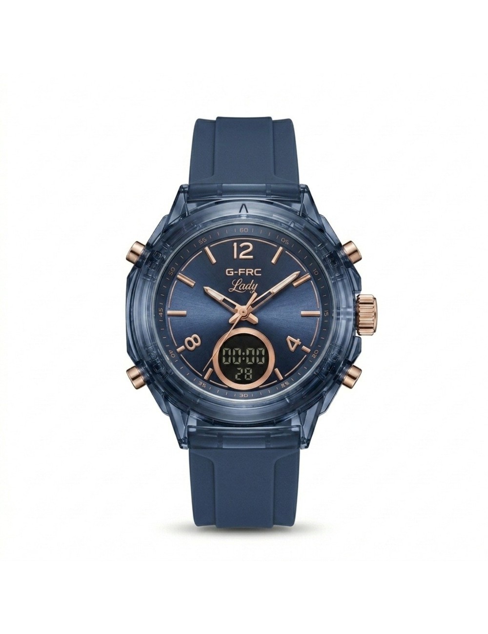Reloj G-force H4405l Digital Lady Mujer + Estuche Premium