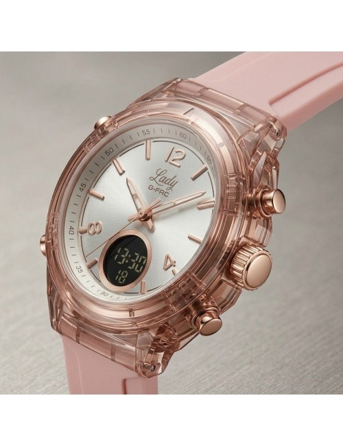 Reloj G-force H4405l Digital Lady Mujer + Estuche Premium