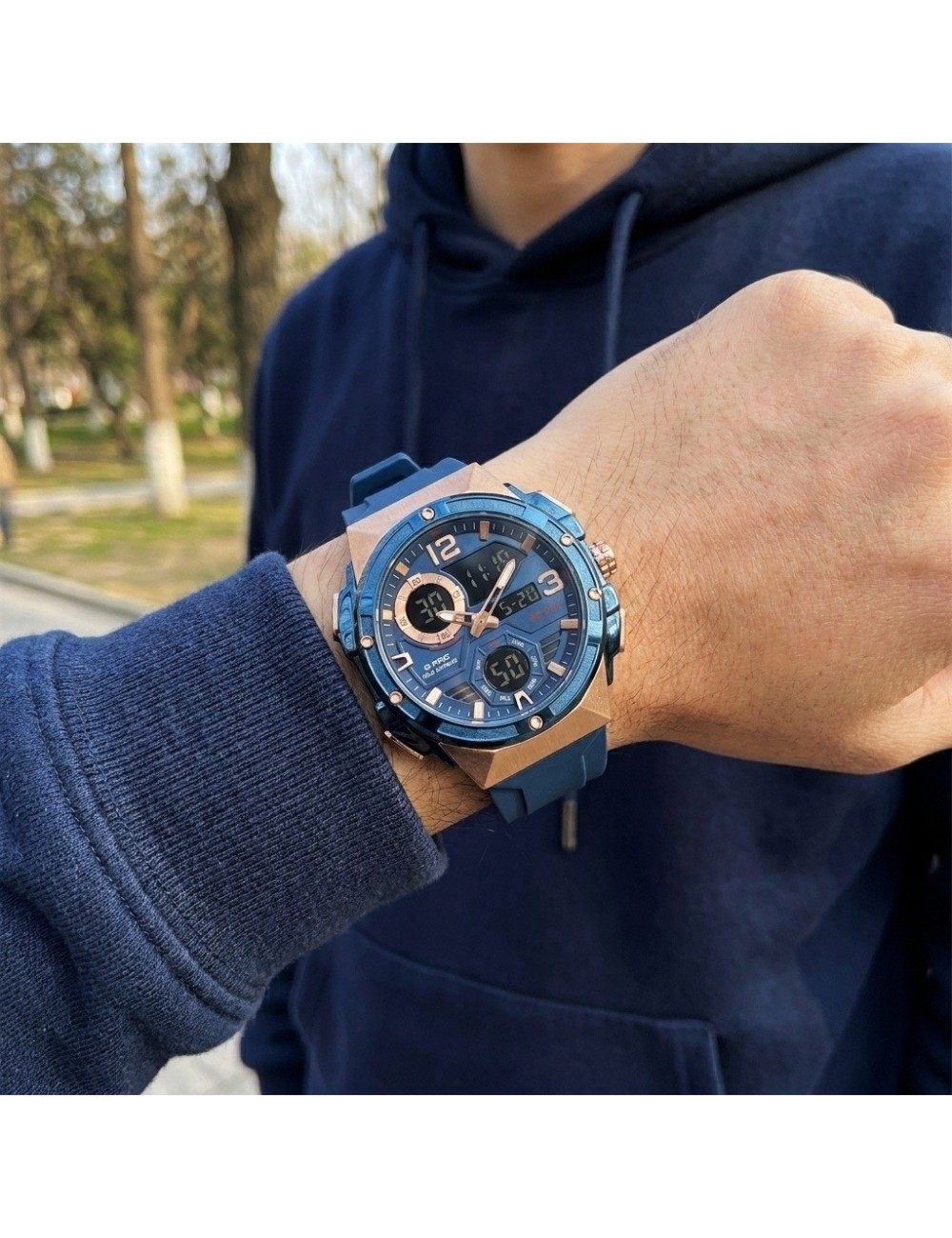 Reloj G-force Ak25176 Digital Deportivo + Estuche Premium