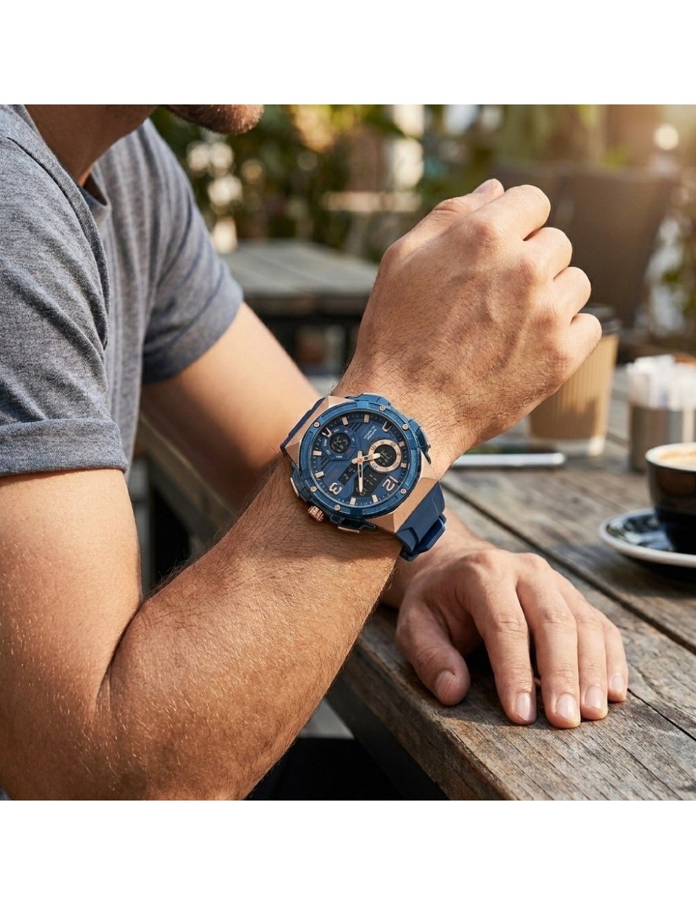 Reloj G-force Ak25176 Digital Deportivo + Estuche Premium