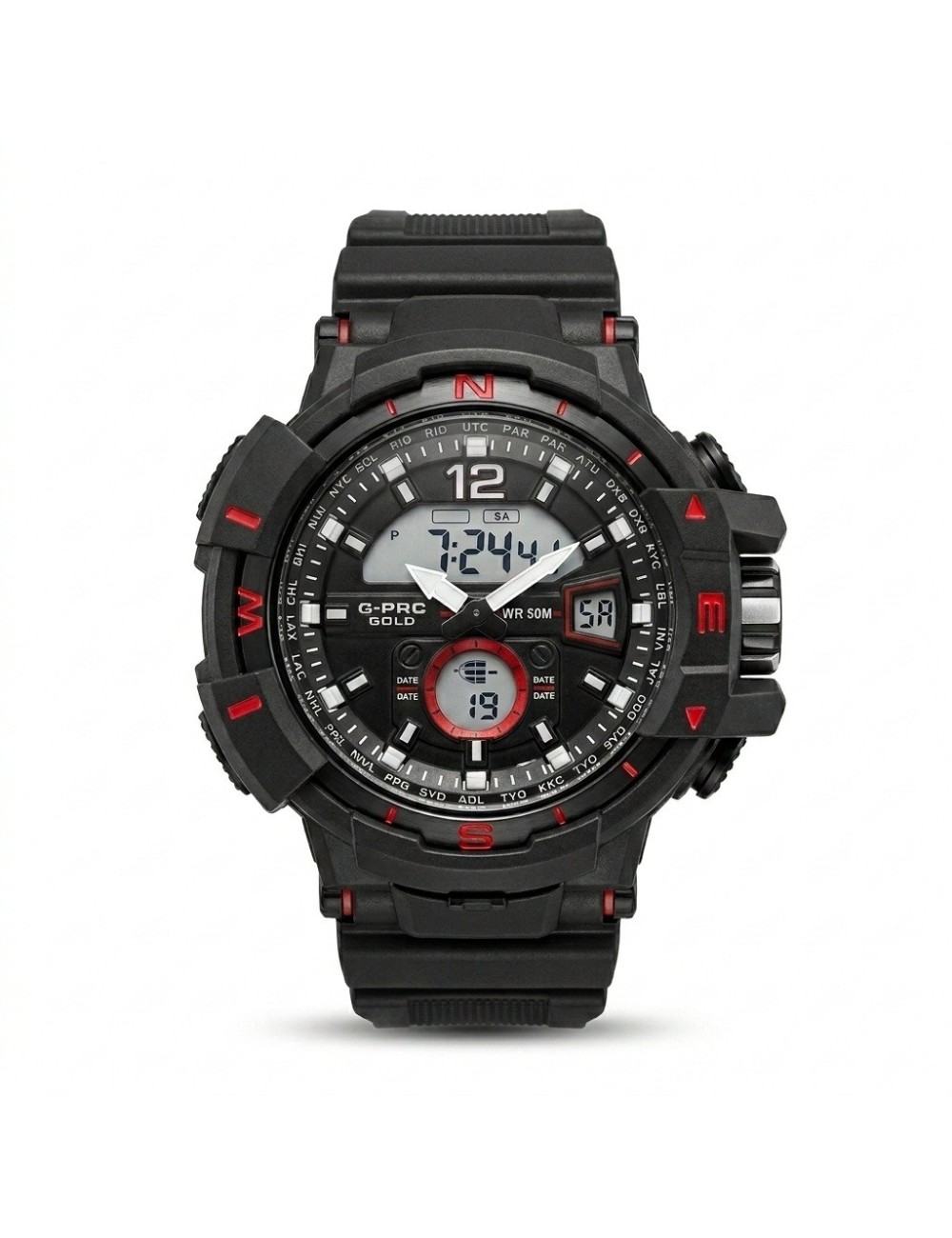 Reloj G-force Ak14109 Digital Deportivo + Estuche Premium
