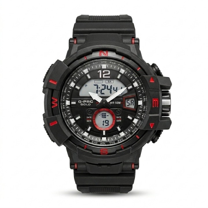 Reloj G-force Ak14109 Digital Deportivo + Estuche Premium
