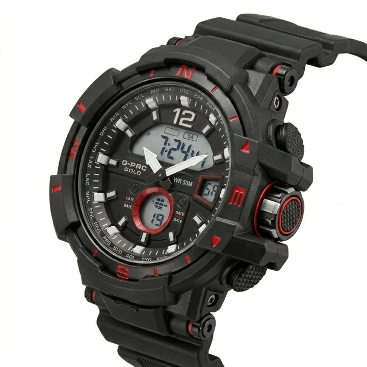 Reloj G-force Ak14109 Digital Deportivo + Estuche Premium