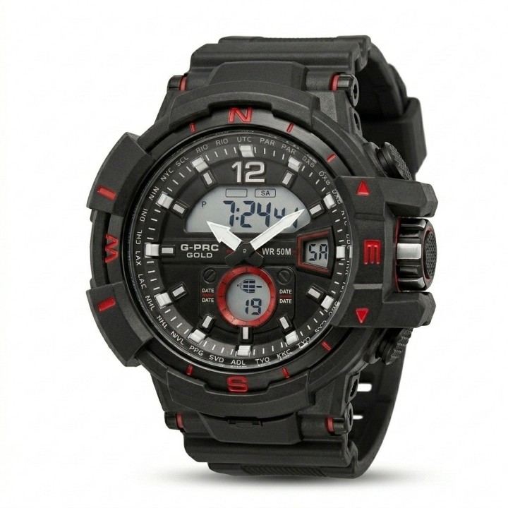 Reloj G-force Ak14109 Digital Deportivo + Estuche Premium