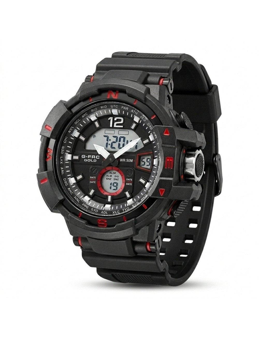 Reloj G-force Ak14109 Digital Deportivo + Estuche Premium