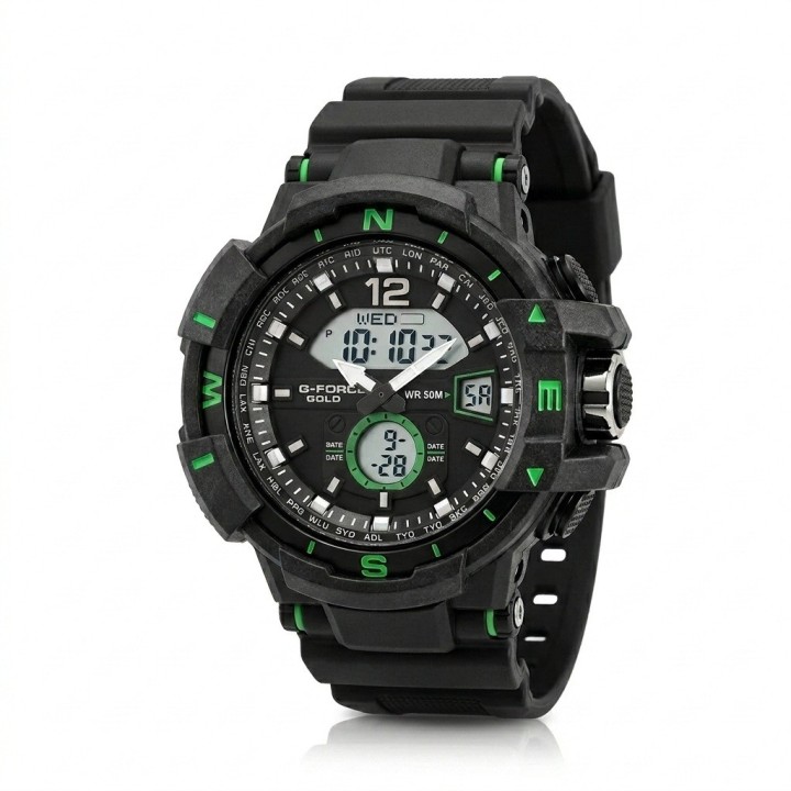 Reloj G-force Ak14109 Digital Deportivo + Estuche Premium