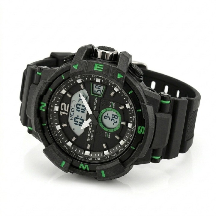 Reloj G-force Ak14109 Digital Deportivo + Estuche Premium