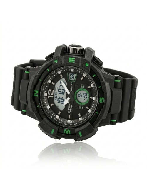 Reloj G-force Ak14109 Digital Deportivo + Estuche Premium