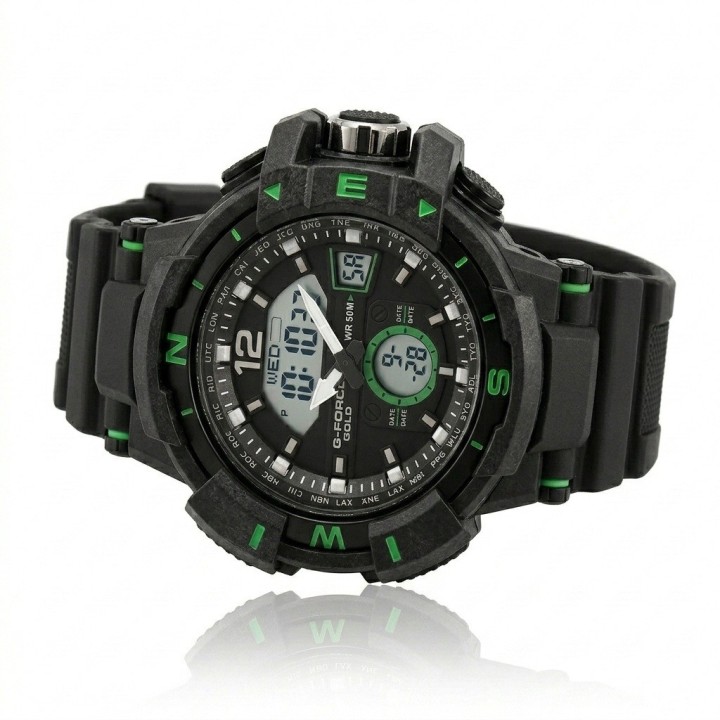 Reloj G-force Ak14109 Digital Deportivo + Estuche Premium