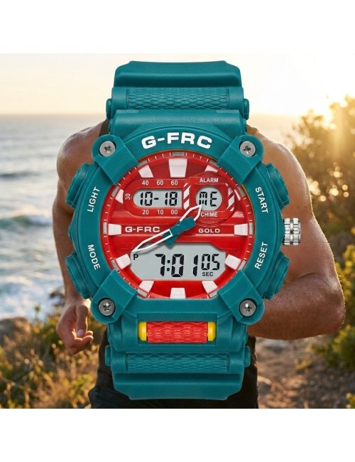Reloj G-force Ak21180 Digital Deportivo + Estuche Premium