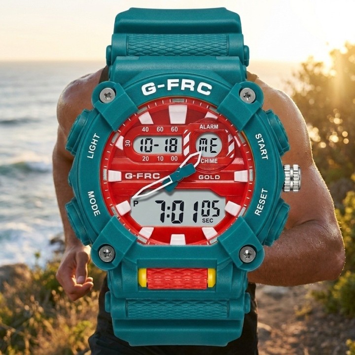 Reloj G-force Ak21180 Digital Deportivo + Estuche Premium