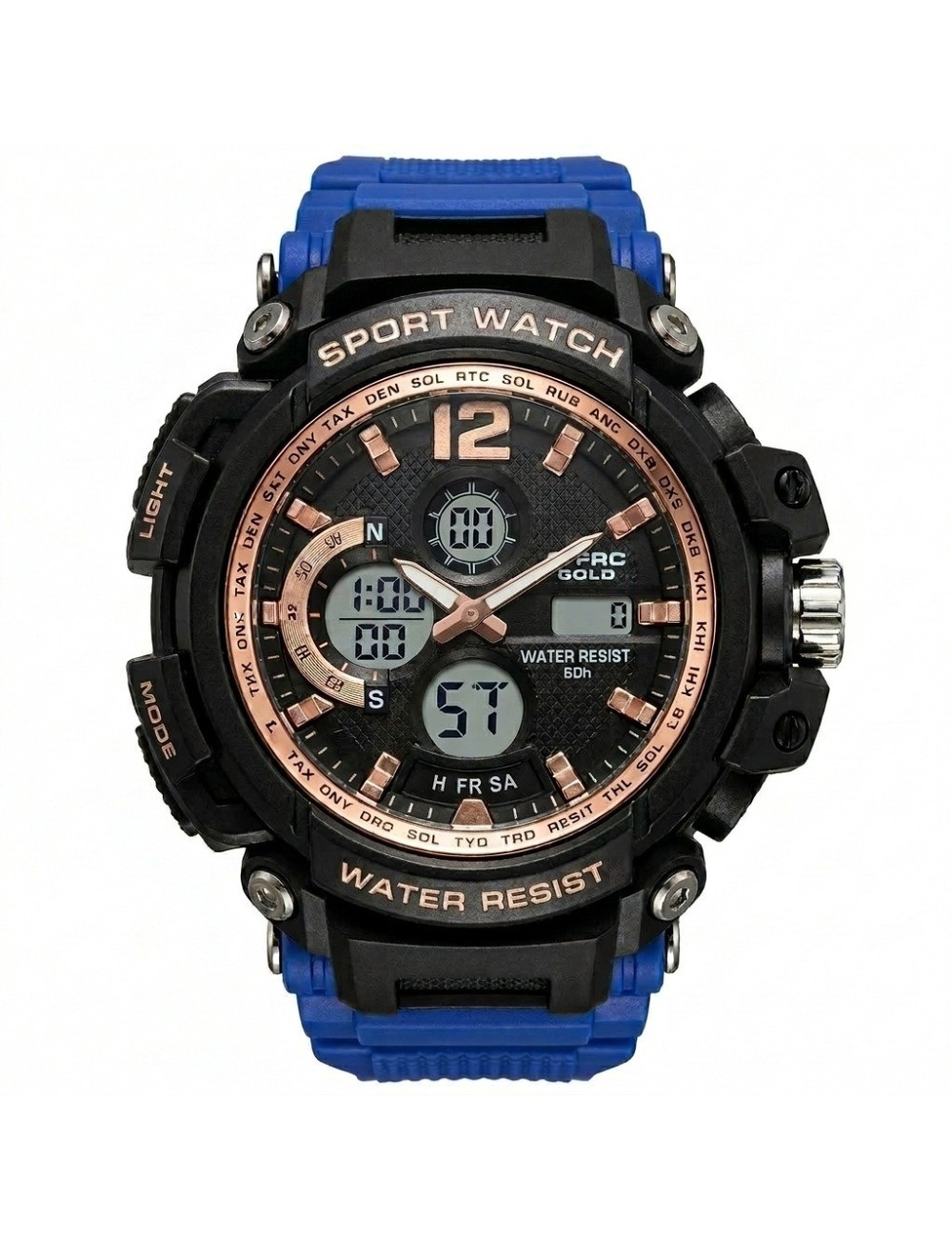 Reloj G-force Ak17152 Digital Deportivo + Estuche Premium