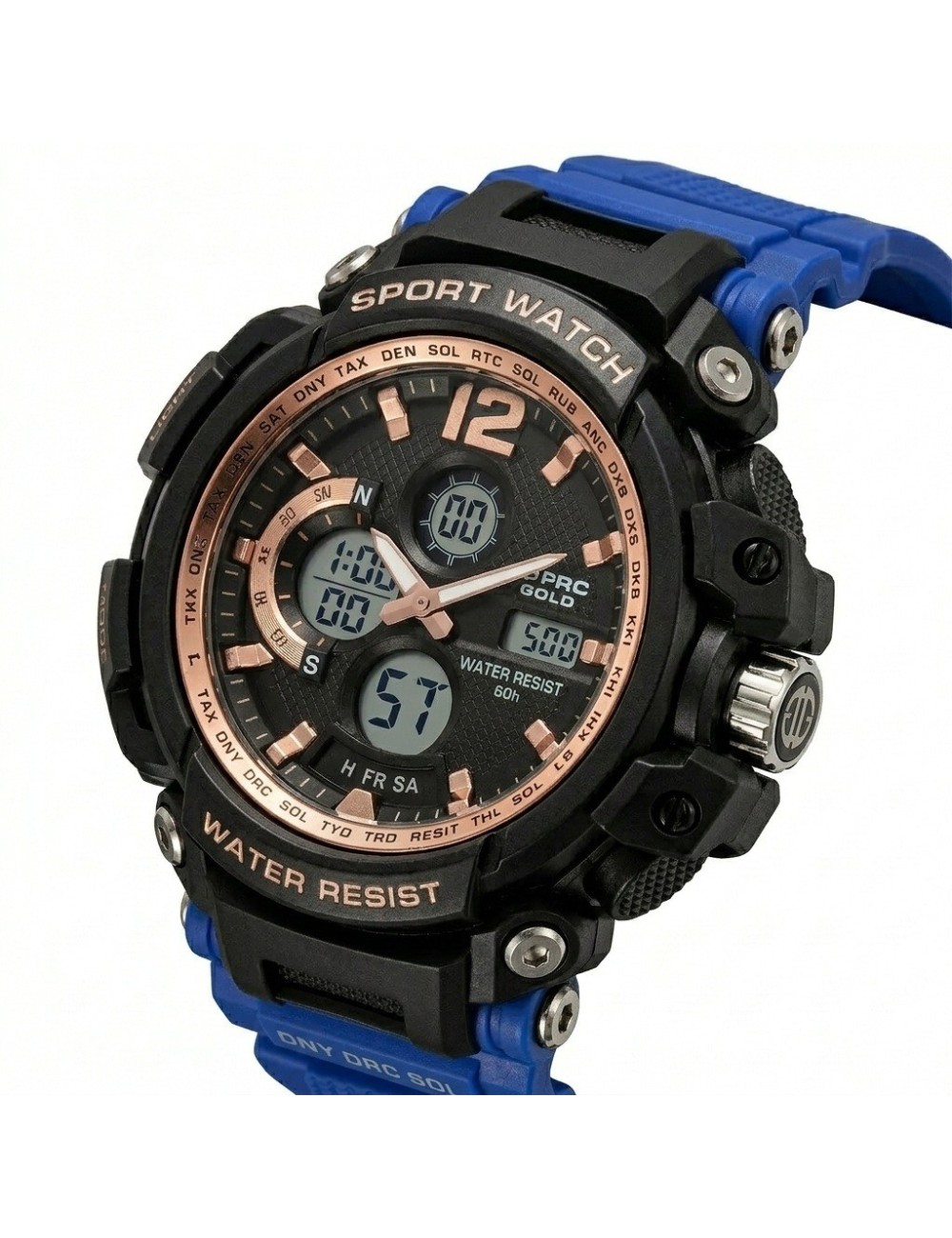 Reloj G-force Ak17152 Digital Deportivo + Estuche Premium