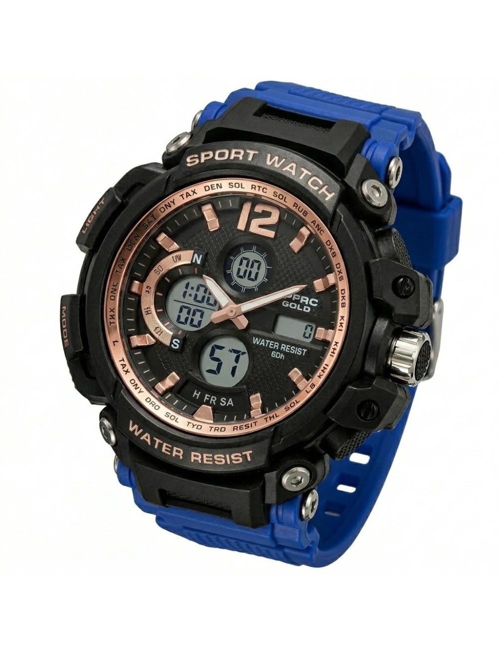 Reloj G-force Ak17152 Digital Deportivo + Estuche Premium