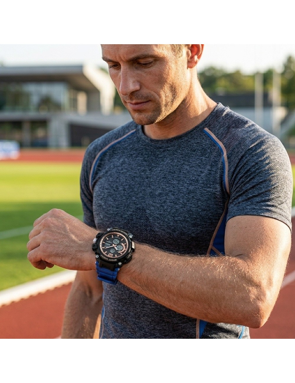Reloj G-force Ak17152 Digital Deportivo + Estuche Premium