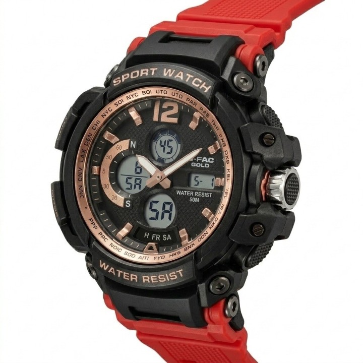 Reloj G-force Ak17152 Digital Deportivo + Estuche Premium