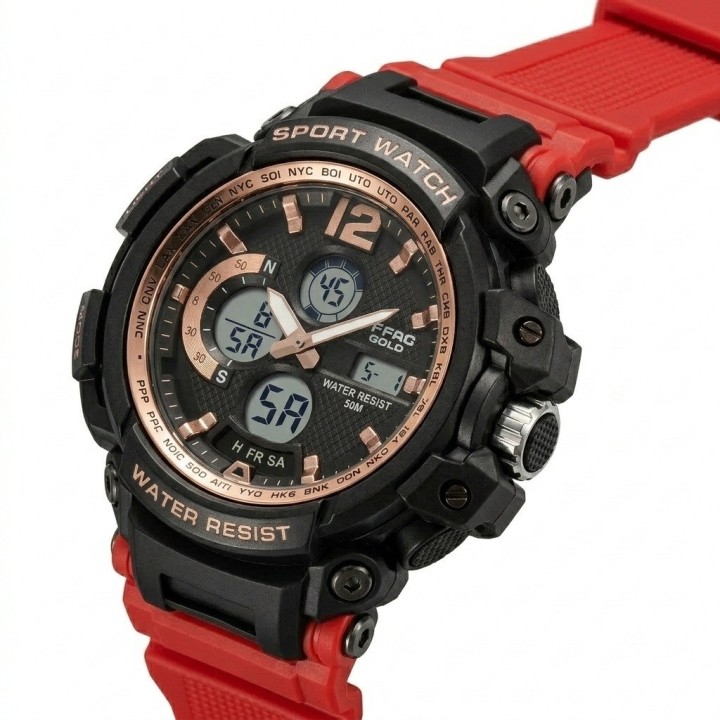 Reloj G-force Ak17152 Digital Deportivo + Estuche Premium